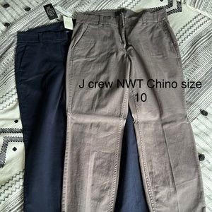 JCREW NWT Chino pants size 10
